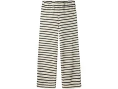 Name It bukser sommer sand og navy blazer striber viskose